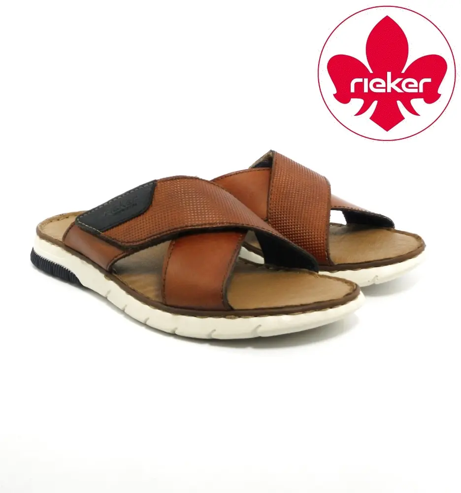 Rieker • 25283 ~ Cuoio/Denim (afbeelding)