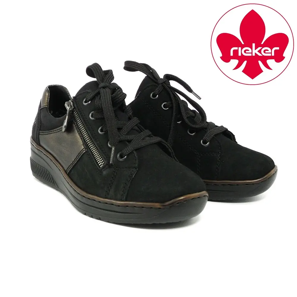 Rieker • 48700 ~ Schwarz/Antik (afbeelding)